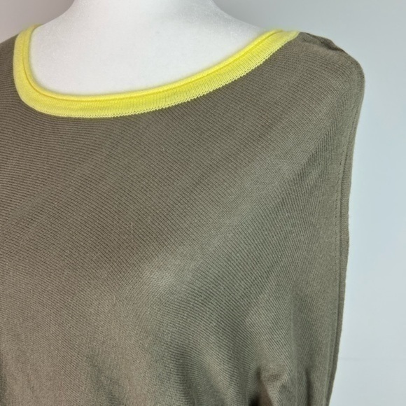 Cloth By Design womens green oversized multi tie knot knit sweater - Picture 3 of 9